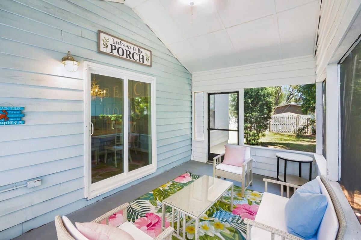 The St Augusdream Renovated Beach House Sleeps 8 Walk To Beach St. Augustine Eksteriør bilde